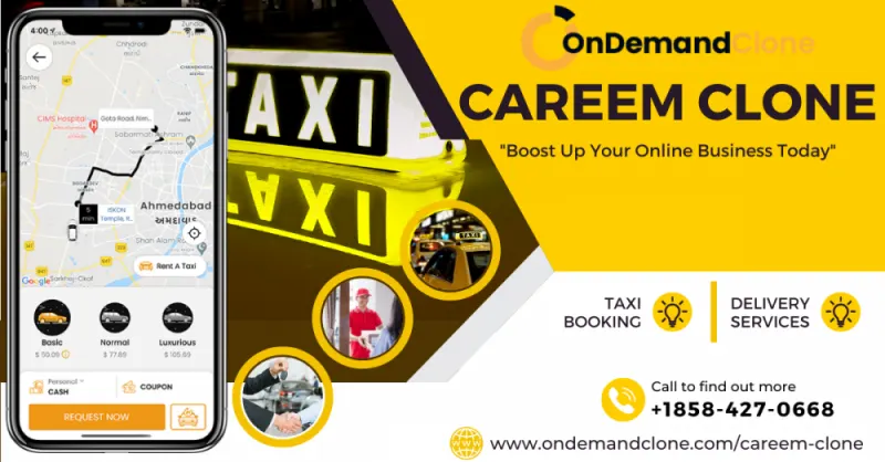 Careem Clone – Start Your Taxi Startup With Our Careem Clone