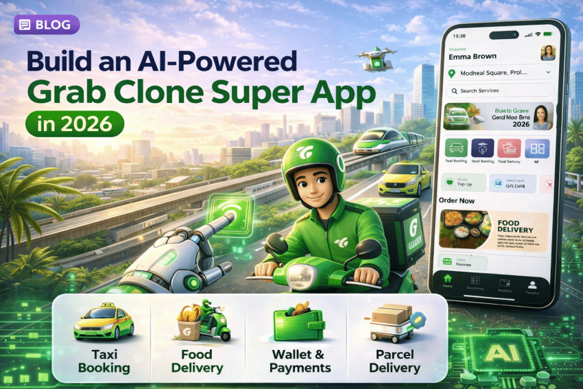 Build an AI-Powered Grab Clone Super App in 2026