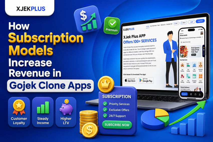 How Subscription Models Increase Revenue in Gojek Clone Apps