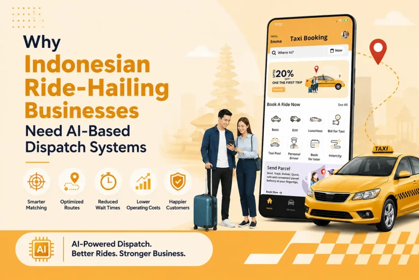 AI dispatch system for Uber Clone app in Indonesia