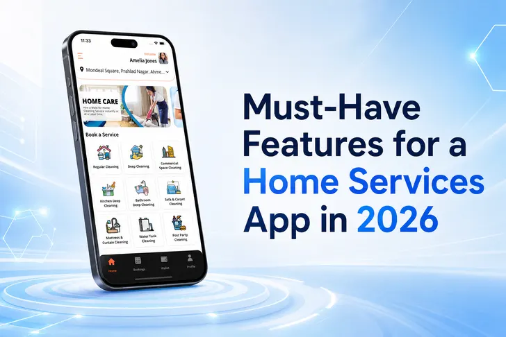 home services booking app features