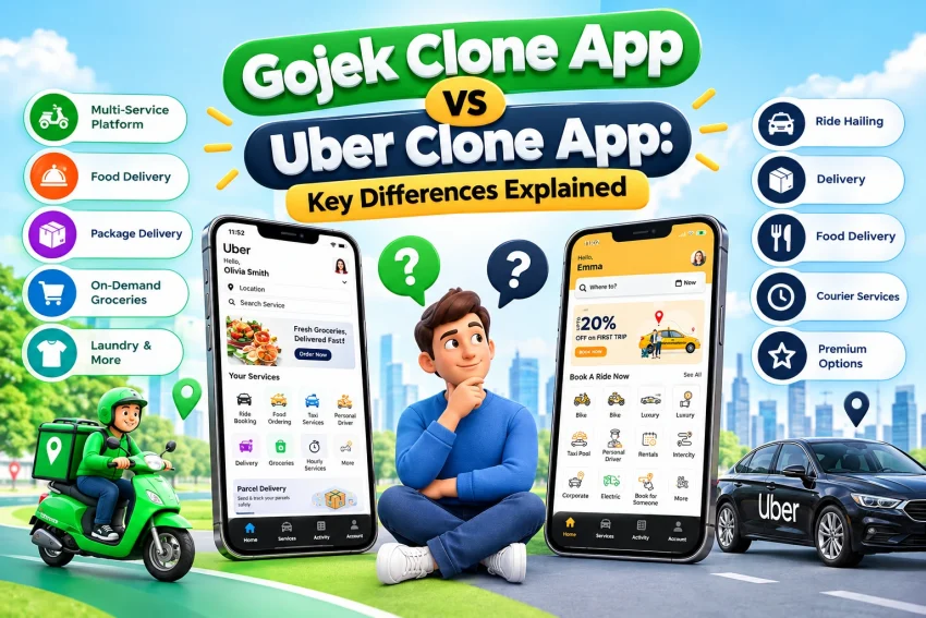 Gojek Clone App vs Uber Clone App Key Differences Explained